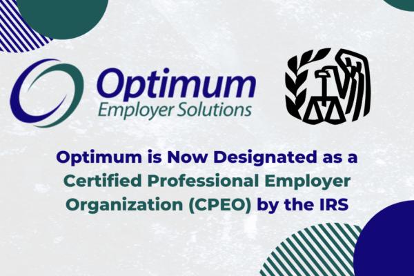 Optimum Employer Solutions Designated an IRS ‘Certified Professional Employer Organization’