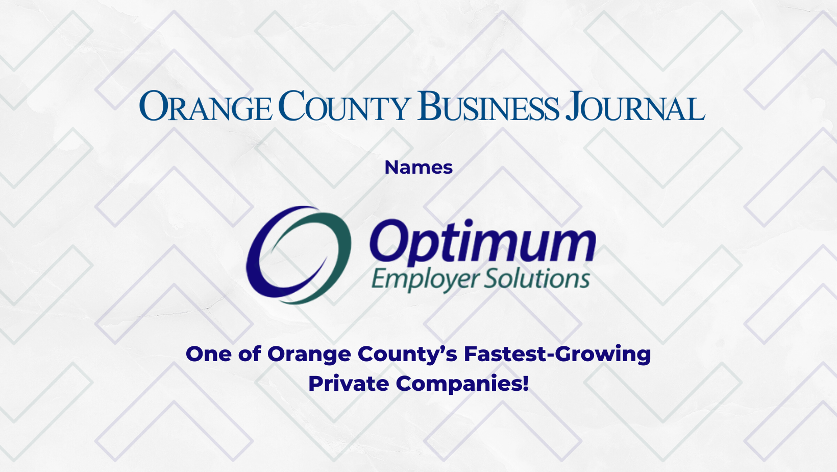Optimum Employer Solutions Earns Third Award of 2023, One of Orange